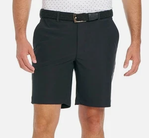 Greg Norman Men’s 4-Way Stretch Flat Front Lightweight Short, Black, Size- 30 - Picture 1 of 3