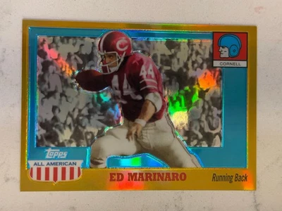2005 Topps Chrome All American Gold Refractor Ed Marinaro /55 #35 - Image 1 of 2