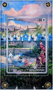 Pokémon Swablu 213/182 Sv04: Paradox Rift Holo Extended Art Case - Picture 1 of 1