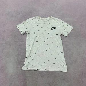 Nike T-Shirt short sleeve top with all logo Men's S - Picture 1 of 6