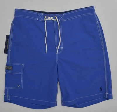 Men's POLO RALPH LAUREN Marine Blue Swimsuit Trunks Small S NWT NEW Nice! - Image 1 of 4
