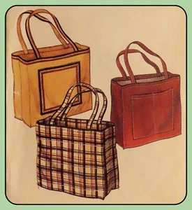 Bolso de Bolsillo con Parche Patrón TOTE Muestra de McCall 15.5" x 16" x 4.5" - Imagen 1 de 3