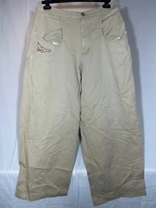 Menace Men's 34" W 32"L Baggy Cargo Pants Punk Skate Grunge 90s Y2K Rave Goth He - Picture 1 of 8
