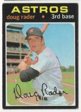 1971 Topps Doug Rader #425 Houston Astros