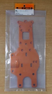 (HPI 87482) Baja 5B / Placa de chasis trasero / Naranja - Imagen 1 de 4