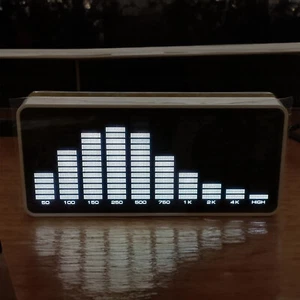 Music Spectrum MIC Pick-up Sound Level Meter Audio Analyzer Display Desk Décorkx - Picture 1 of 11