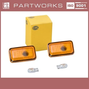 2x Seitenblinker für PORSCHE 911 G 964 993 924 944 968 ORANGE HELLA + Birnen - Picture 1 of 10