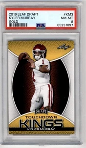 2019 Leaf Draft Touchdown Kings Gold Rookie Kyler Murray #KM3 PSA 8 Cardinals - Picture 1 of 2