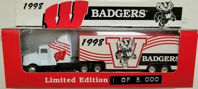 NCAA Wisconsin Badgers Tractor-Trailer-Truck, NEW (1998 Issue) (Case of 12) - Image 1 of 2
