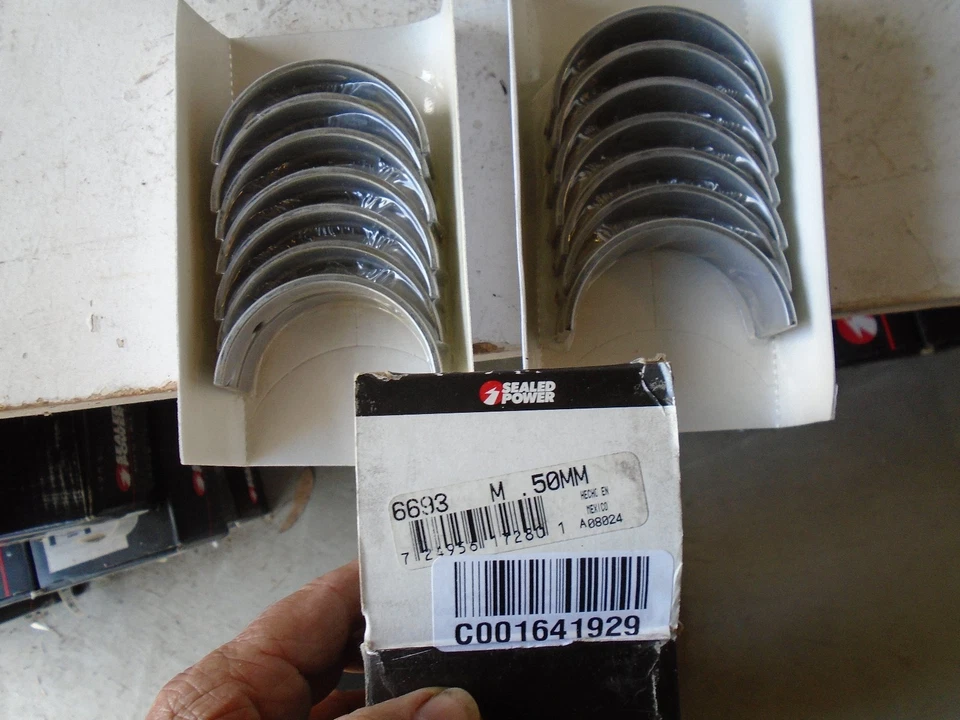  Juego de cojinetes principales del cigüeñal POTENCIA SELLADA para Toyota Supra 86-92 3,0 L-L6,50 mm Foto 1 de 1