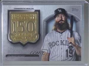 2019 Topps Commemorative Medallion Series 2 150th Anniversary Charlie Blackmon
