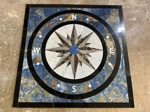 Floor Marble Medallion 54''x54'' MDS-0770 - Picture 1 of 2