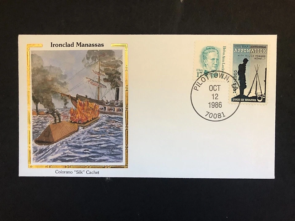 USA - 1986 - Ironclad Manassas - FDC - Image 1 of 1