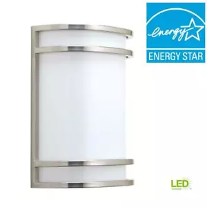 Progress Lighting 1-Light Brushed Nickel Integrated LED Wall Sconce - Picture 1 of 2