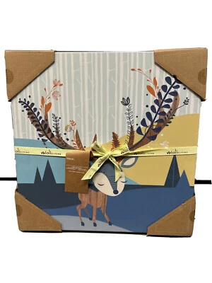 Arte en lienzo Lolli Living Woods - ciervo 15x15 - decoración de vivero Foto 1 de 4