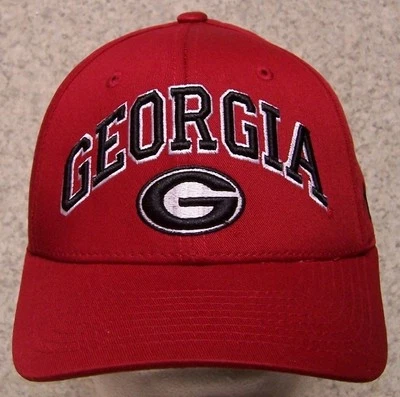 Gorra de béisbol bordada NCAA University of Georgia Bulldogs NUEVA 1 talla para todos Foto 1 de 2