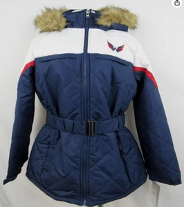 Washington Capitals Women's Size Large Winter Coat Jacket B1 935 - Picture 1 of 5