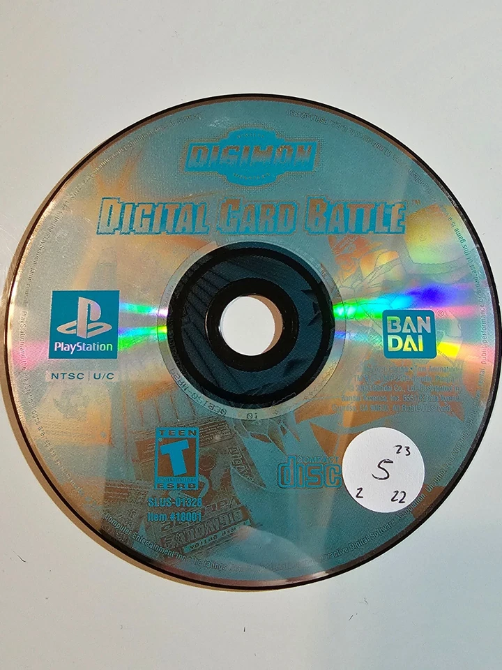 Digimon Digital Card Battle (Sony PlayStation 1, 2001) PS1 TESTED!!! - Image 1 of 4