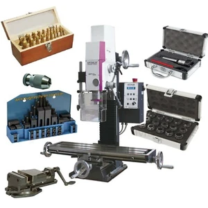 Fräsmaschine Fräsbank Metall - Fräse Optimum Opti mill MH 22 V Set 6 -3338135 - Bild 1 von 3