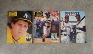 October 1990, November 1990, August 1991 Beckett Baseball Card Monthly Magazines