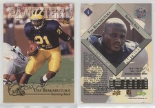 1996 Classic NFL Rookies Gold Tim Biakabutuka #6 Rookie RC