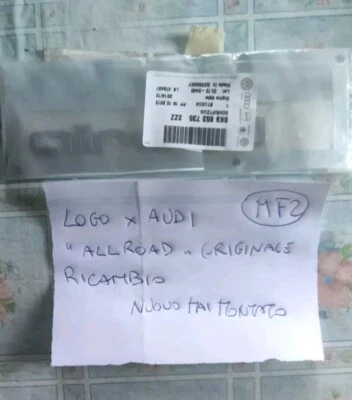 Logo Per AUDI A6 "allroad"Originale Nuovo  - Immagine 1 di 3
