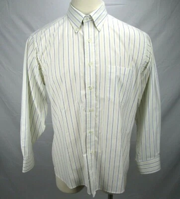 Camisa de vestir Chaps Ralph Lauren manga larga con botones para hombre XL 17-17,5 34/35 Top Foto 1 de 4