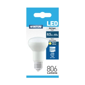 STATUS R63/R64 ES 8.5W=60W=806LM PEARL BULB - Picture 1 of 1
