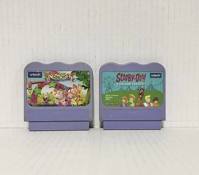 VTech VSmile Alphabet Park Adventure Scooby-Doo Educational Game Cartridges Lot - Image 1 of 2