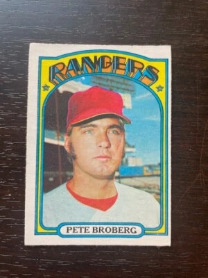 1972 O-Pee-Chee OPC #64 Pete Broberg - Texas Rangers NRMT - Image 1 of 2