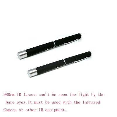 2 Stück 980P-100 980 nm 5 mW IR Infraid Laser Pen - Bild 1 von 4