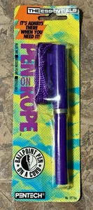 Pentech Pen on Rope Ball Point Pen on a Cord NOS 1994 New Blue Ink Refillable - Picture 1 of 6
