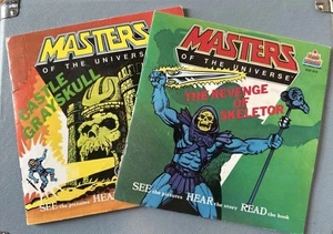 MOTU Castle Grayskull + The Revenge Of Skeletor Book & Record KSR 614 & 615 - Picture 1 of 14