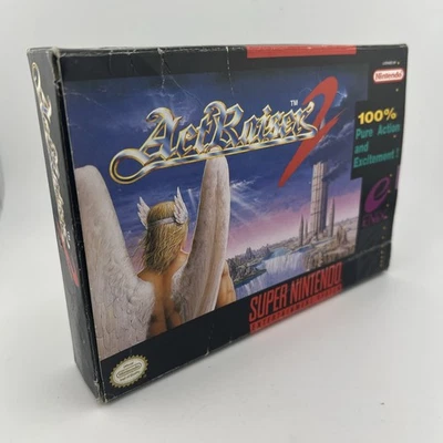 Act Raiser 2 SNES BOX ONLY (No Game) Authentic Box Restored Read Desc - Image 1 of 4