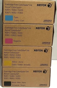 FULLSet Xerox ColorQube 9201 9200 Genuine Solid ink Cartridge 108R00829-30-31-32 - Picture 1 of 2