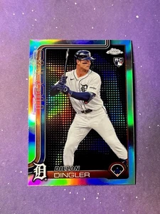 2025 Topps Chrome - Dillon Dingler #274 Lightboard Refractor SP (RC) Tigers - Imagen 1 de 1