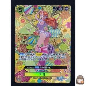 [Nuevo] Nami Juego de Cartas UNA PIEZA Japonés OP08-106 OP09 Arte Antiguo Especial TM87 - Imagen 1 de 17