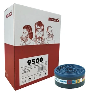 Cartucho de filtro de gas Moldex A2B2E1 EASYLOCK para máscaras Series 7000 y 9000 9500 - Imagen 1 de 4