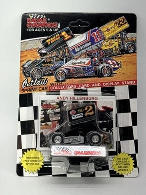 Racing Champions Sprint Car #2 1993 Andy Hillenburg 1:64 diecast nuevo en paquete WoO difícil de encontrar Foto 1 de 4