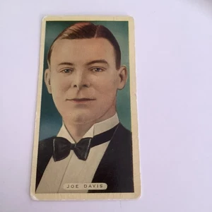 Ardath Tobacco 1935 Sports Champion- Joe Davis - Billiards J - Picture 1 of 2