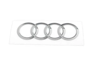 Audi Aufkleber mit Ringen Emblem Selbstklebend Original 8R0060306A - Bild 1 von 8