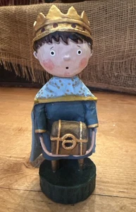 Lori Mitchell Weihnachtskrippenfigur Goldgeber, weiser Mann - Bild 1 von 5