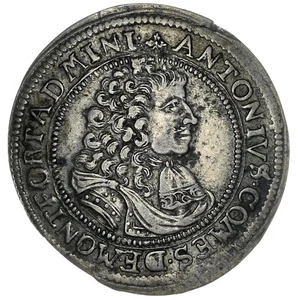 MONTFORT 15 Kreuzer 1692 Plata XF 'Anton II' Raro - Imagen 1 de 2