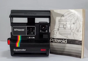 POLAROID SUPERCOLOR 600 RETRO SOFORTBILDKAMERA - GETESTET. SEHR GUTER ZUSTAND - Bild 1 von 20