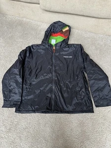 Burger King Crew Drive Thru Jacket Large Full Zip Employee Uniform Fleece Lined - Picture 1 of 12