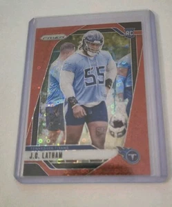 J C Lathan - Red Disco Prizm SSP - Panini Prizm 2024 - Rookie RC - Bild 1 von 1
