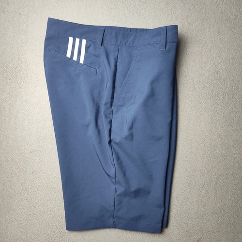 Adidas Pantaloncini Golf Uomo 32 Blu 11" Tre Strisce Performance Atletico EC4317