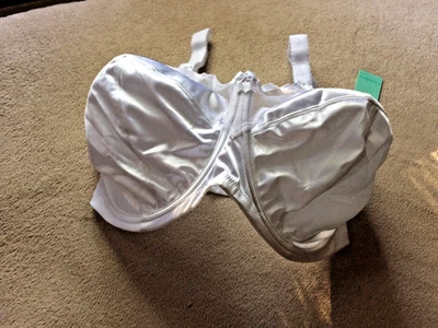 Sujetador con aros Goddess Keira 36N blanco con bandas estilo 6090 nuevo con etiquetas Foto 1 de 4