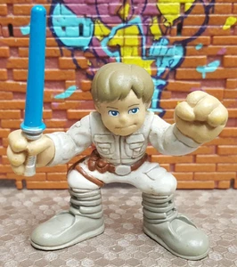 Imaginext starwars galactic heroes rebel Luke Skywalker blue saber action figure - Picture 1 of 2