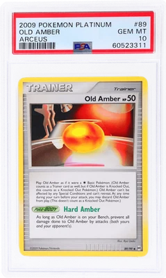 2009 Pokemon Platinum Arceus Old Amber #89 PSA 10 - Image 1 of 2